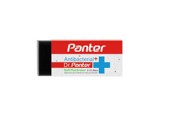 پاک کن مشکی آنتی باکتریال مدل (E136) پنتر (30 عددی)