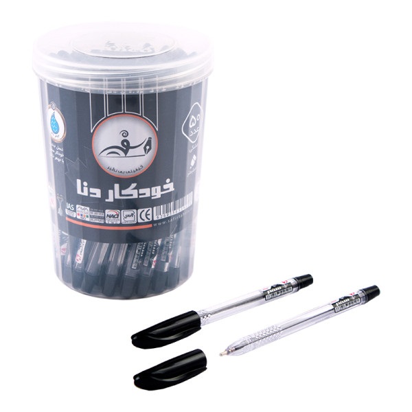 خودکار مشکی دنا نوک 1 سفیر تکی