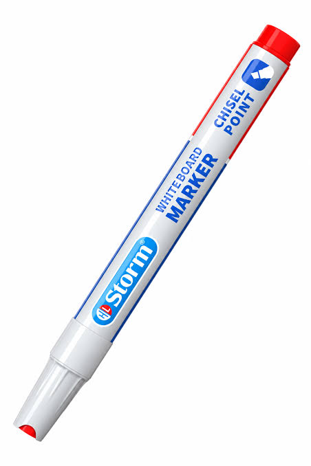 ماژیک وایت برد قرمز نوک تخت HL-340793 استورم